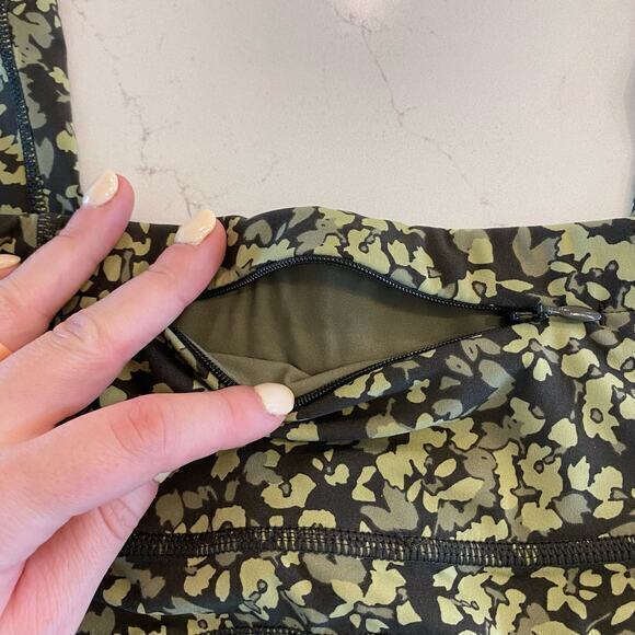 Sweaty Betty Power 7/8 Length Leggings Green Floral Size XS - Picture 7 of 10